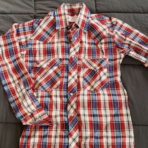 Vintage Top Brand Western Style Button Up